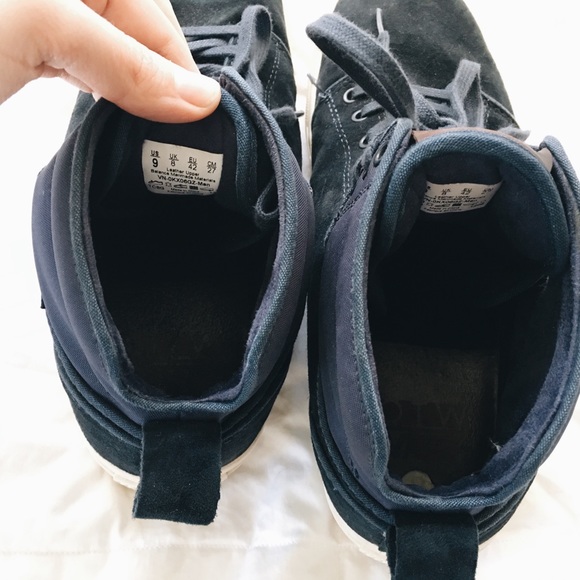 Vans - Men’s Alomar Blue Suede Highs - Picture 3 of 3